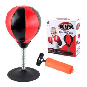 Boxing Punching Bag With Stand Freestanding Punching Bag Children Boxing Equipment Kids Boxing Set Toy Gift For Boys Girls Ages - Red - China