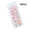 10pcs/set Girls Cartoon Nylon Scrunchie Kids Ponytail Holder Hair Bands Rubber Band Headband Fashion Hair Accessories - A- 2