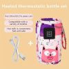 USB Milk Water Warmer; Travel Stroller Insulated Bag; Baby Nursing Bottle Heater; Newborn Infant Portable Bottle Feeding Warmer - Style A