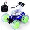 Mini Tumbling Stunt Car Remote Control Dump Off Road Light car Drift racing 360 Degree Rotating Electric Model toys for children - With retail box1