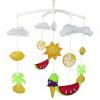 Baby Crib Mobile Infant Toy Baby Nursery Mobile Hanging Bed Decor for Boys Girls Baby Shower; Colorful Summer - Default