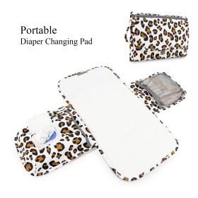 Baby changing diaper pad mother and baby travel portable waterproof diaper pad multifunctional wet wipes bag mommy bag accessories - Diaper pads-Leopa