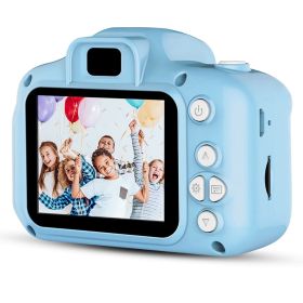 Kids Digital Camera w/ 2.0' Screen 12MP 1080P FHD Video Camera 4X Digital Zoom Games - Blue