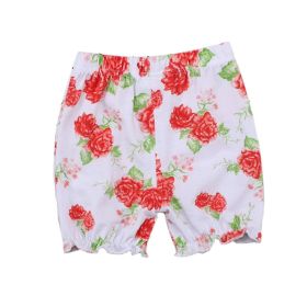 2 Pack Bloomer Shorts Baby Girls Training Pants Diaper Covers, Painted Rose - Default