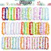 40-100pcs Hawaiian Party Artificial Flowers leis Garland Necklace Headband Garlands Beach Tropical Party Supplies Wedding Decor - Set D-60pcs - China