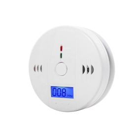 LCD CO Sensor Carbon Monoxide Detector 85dB Sound Independent CO Poisoning Warning Alarm Detector Meter Kitchen Fireplace Indoor - CN - 1PCS