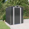 Garden Shed Anthracite 75.6"x75.2"x87.8" Galvanized Steel - Anthracite