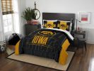 Iowa OFFICIAL NCAA "Modern Take" Full/Queen Comforter & Shams Set; 86" x 86" - 1COL/84900/1002/EDC