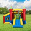 Inflatable Bounce House Kids Slide Jumping Castle without Blower - as show