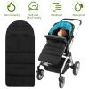 Baby Stroller Sleeping Bag Newborn Swaddle Wrap Toddle Winter Warm Footmuff Blanket  - Black