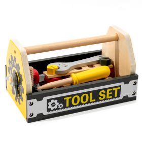 Play Toolbox Kids Workbench Tools for Toddlers Boys Girls - Wood