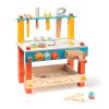 ROBUD Wooden Workbench Set for Kids Toddlers, Pretend Play Construction Toys Kit Gift for Girls & Boys - WGJ01