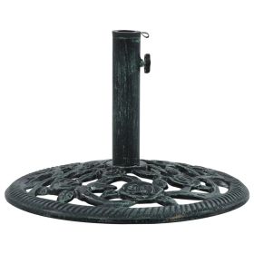 Umbrella Base Green 19.8 lbs 15.7" Cast Iron - Green