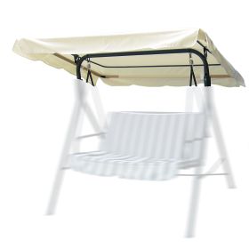 73x52in Replacement Swing Canopy Beige - As Picture