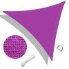 28' x 28' x 28' Triangle Sun Shade Sail/ Red Purple - LA01