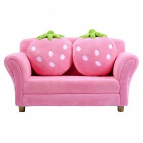 PI Kids Strawberry Armrest Chair Sofa - Pink