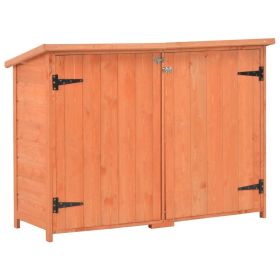 Garden Storage Shed 47.2"x19.6"x35.8" Wood - Brown