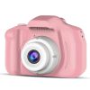 Kids Digital Camera w/ 2.0' Screen 12MP 1080P FHD Video Camera 4X Digital Zoom Games - Pink