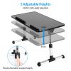 Foldable Laptop Stand Height Angle Adjust Notebook Bed Desk Breakfast Reading Table L Size - L