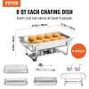 VEVOR Rectangle Chafing Dish Set - 6-Pack