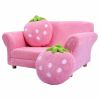 PI Kids Strawberry Armrest Chair Sofa - Pink