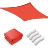 20'x23' Rectangle Sun Shade Sail/ Watermalon Red - LA01