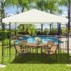 10' x 10' Patio Gazebo Canopy Tent Garden Shelter - as show