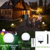 2/4/8pcs Led Solar Garden Light Solar Lamp Outdoor Waterproof Lawn Light Pathway Landscape Lamp For Home Yard Driveway Lawn Park - White light - 2pcs