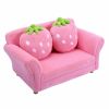 PI Kids Strawberry Armrest Chair Sofa - Pink