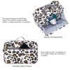 Waterproof baby print stroller bag storage hanging bag diaper bag mother and baby mommy bag - Mommy Bag-Leopard print