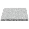 Umbrella Weight Plate Granite 55.1 lb Square Gray - Grey