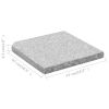 Umbrella Weight Plate Granite 55.1 lb Square Gray - Grey