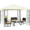 10' x 10' Patio Gazebo Canopy Tent Garden Shelter - as show