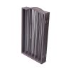 Pet Gate ‚Äì Dog Gate for Doorways;  Stairs or House ‚Äì Freestanding;  Folding ;  Dark brown; Arc Wooden - Dark brown