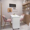 FCH Manicure Nail Table with Drawer White - as picture