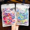 2Bag/set Baby Girl Elastic Hair Bands Multicolor Kids Ponytail Holder Rubber Bands Children Hair Ring Baby Girl Hair Accessories - Set 1