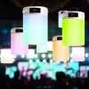 Wireless Night Light Bluetooth Speaker Color Changing Touch Control Desk Lamp - White