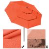 10Ft 3-Tiers Patio Umbrella Orange - As Picture