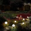 2/4/8pcs Led Solar Garden Light Solar Lamp Outdoor Waterproof Lawn Light Pathway Landscape Lamp For Home Yard Driveway Lawn Park - White light - 2pcs