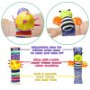 Baby (boys and girls) plush toys for toddlers; wrist rattles; rattles - default