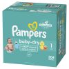 Pampers Baby-Dry Extra Protection Diapers Enormous Packs size 1, 204 count - Pampers