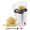 Popcorn Machine Hot Air Electric Popper Kernel Corn Maker Bpa Free No Oil 5 Core POP - White