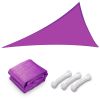 28' x 28' x 28' Triangle Sun Shade Sail/ Red Purple - LA01