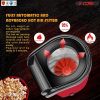 Popcorn Machine Hot Air Electric Popper Kernel Corn Maker Bpa Free No Oil 5 Core POP - Red