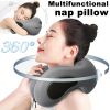 U Shaped Memory Foam Neck Pillows Soft Slow Rebound Space Travel Pillow Sleeping Airplane Car Pillow Cervical Healthcare Supply - Memory Foam - Pink -