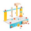 ROBUD Wooden Workbench Set for Kids Toddlers, Pretend Play Construction Toys Kit Gift for Girls & Boys - WGJ01