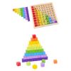 Montessori Educational Wooden Math Toys For Kids Children Baby; 99 Multiplication Table Math Arithmetic Teaching Aids - Like The Picture