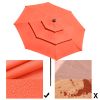 10Ft 3-Tiers 32LEDS Patio Umbrella Fruit Orange - As Picture