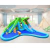 7 in 1 Inflatable Bounce House with Splashing Pool - As the picture shows