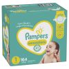 Pampers Swaddlers Hypoallergenic Soft Diapers - Size 1, 164 Count - Pampers